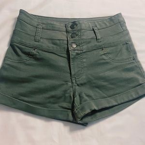 Mossimo Supply Co. Army green high waisted short